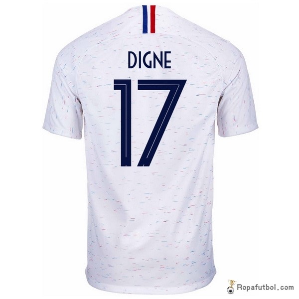 Camiseta Francia Replica Segunda Ropa Digne 2018 Blanco